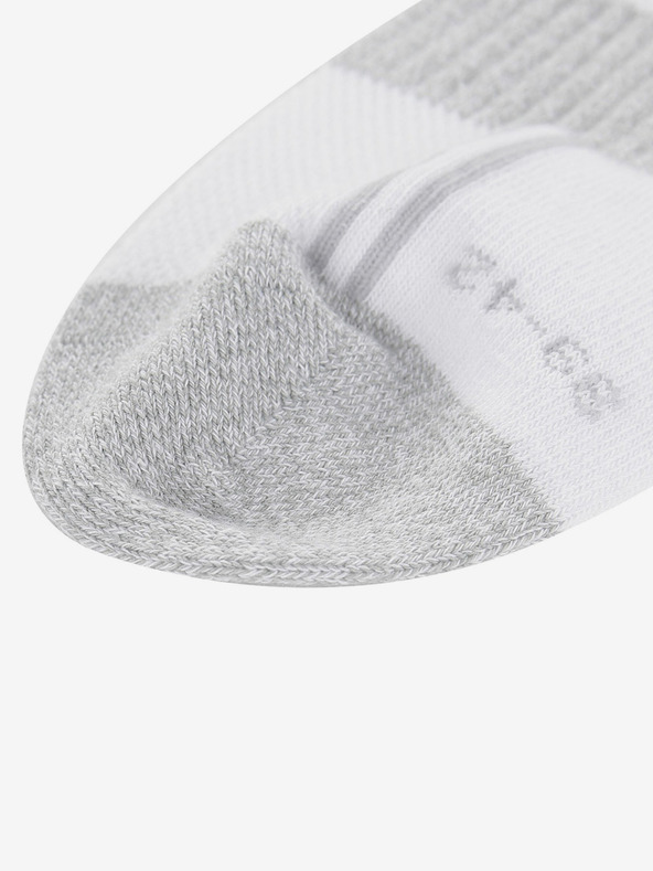 ALPINE PRO Alpine Pro 3HARE 2 calzini unisex grigi e bianchi