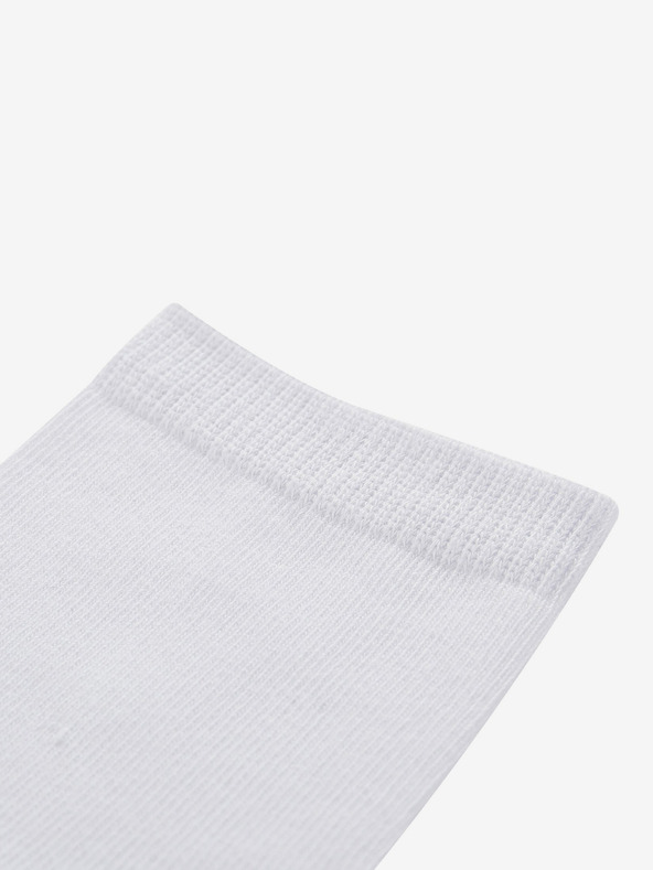 ALPINE PRO Calzini unisex bianchi - 2 paia ALPINE PRO 2ULIANO