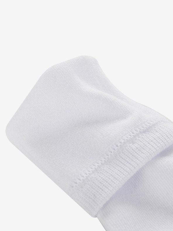 ALPINE PRO Calzini unisex bianchi - 2 paia ALPINE PRO 2ULIANO