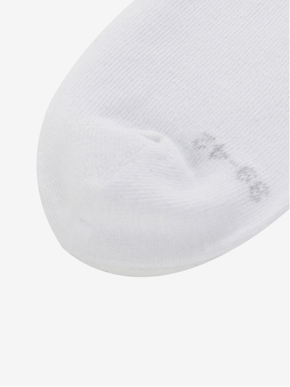 ALPINE PRO Set di tre paia di calzini unisex bianchi ALPINE PRO 3UNICO