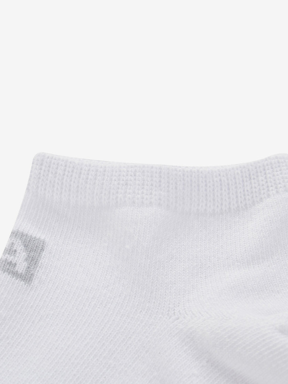 ALPINE PRO Set di tre paia di calzini unisex bianchi ALPINE PRO 3UNICO