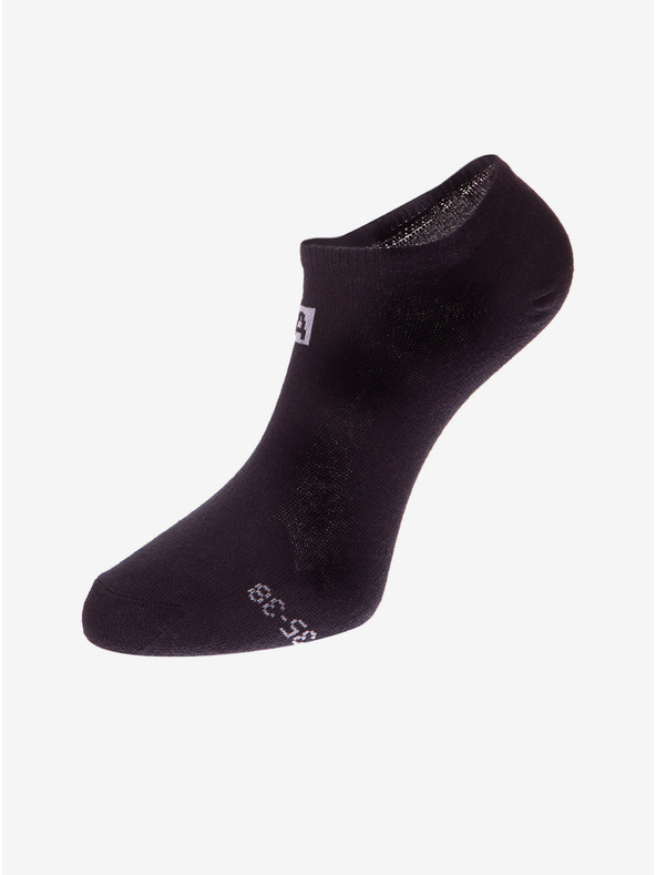 ALPINE PRO Set di tre paia di calzini unisex in nero ALPINE PRO 3UNICO