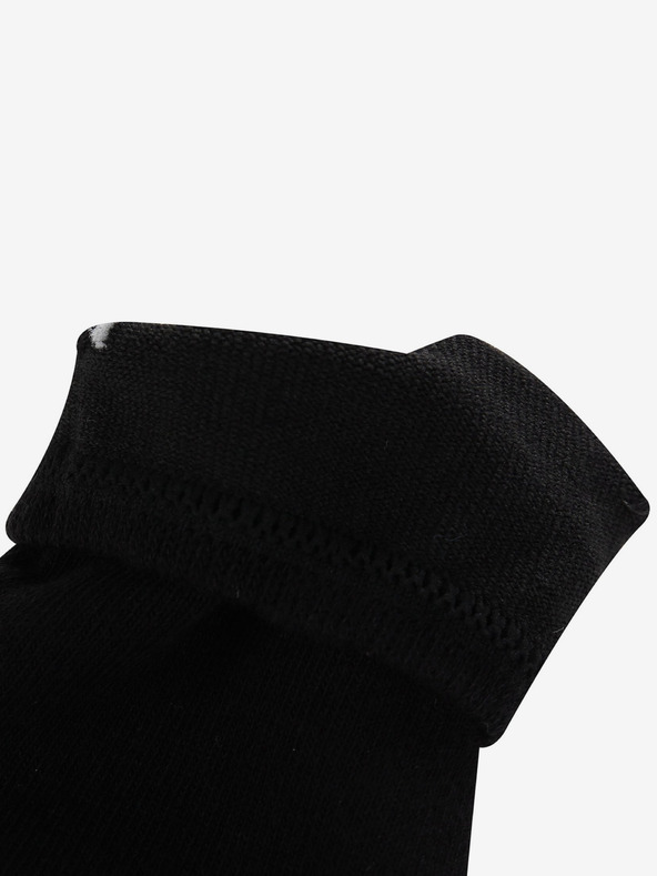 ALPINE PRO Set di tre paia di calzini unisex in nero ALPINE PRO 3UNICO