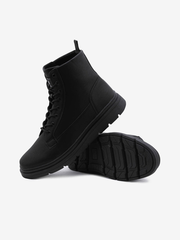 Ombre Clothing Stivaletti invernali da uomo neri Ombre Clothing