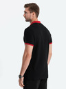 Ombre Clothing Polo da uomo nera Ombre Clothing