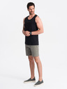 Ombre Clothing Canotta basic in cotone nera da uomo Ombre Clothing