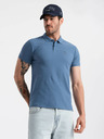Ombre Clothing Polo basic da uomo blu Ombre Clothing