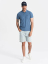 Ombre Clothing Polo basic da uomo blu Ombre Clothing