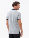 Ombre Clothing Polo uomo grigio Ombre Clothing