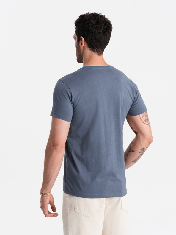 Ombre Clothing Camicia basic da uomo blu Ombre Clothing