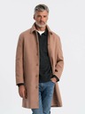 Ombre Clothing Cappotto monopetto da uomo con colletto e sottogiacca Ombre Clothing