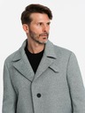 Ombre Clothing Cappotto monopetto da uomo Ombre Clothing
