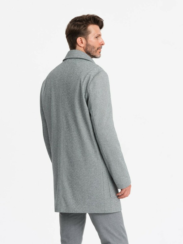 Ombre Clothing Cappotto monopetto da uomo Ombre Clothing