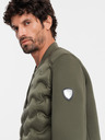 Ombre Clothing Bomber trapuntato da uomo Ombre Clothing