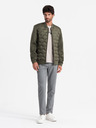Ombre Clothing Bomber trapuntato da uomo Ombre Clothing