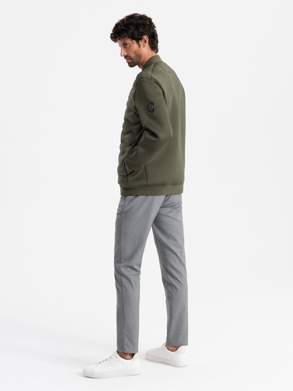 Ombre Clothing Bomber trapuntato da uomo Ombre Clothing