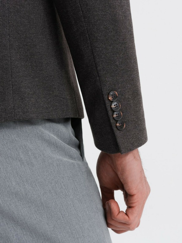 Ombre Clothing Giacca da uomo Ombre Clothing con collo alto, color tan