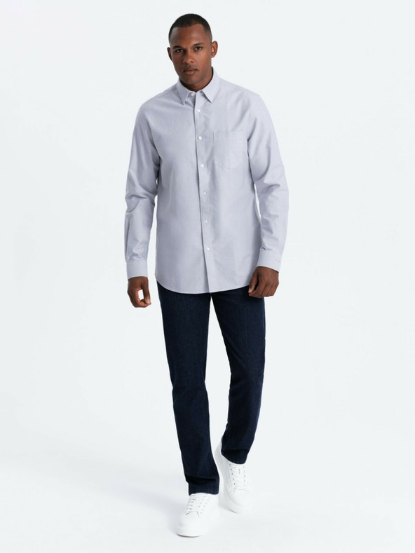 Ombre Clothing Camicia oxford da uomo Ombre Clothing V1 OM-SHOS-0173