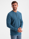 Ombre Clothing Abbigliamento Ombre in maglia waffle da uomo V4 OM-LSCL-0120