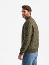 Ombre Clothing Giubbotto bomber da uomo con stampa in rilievo Ombre Clothing