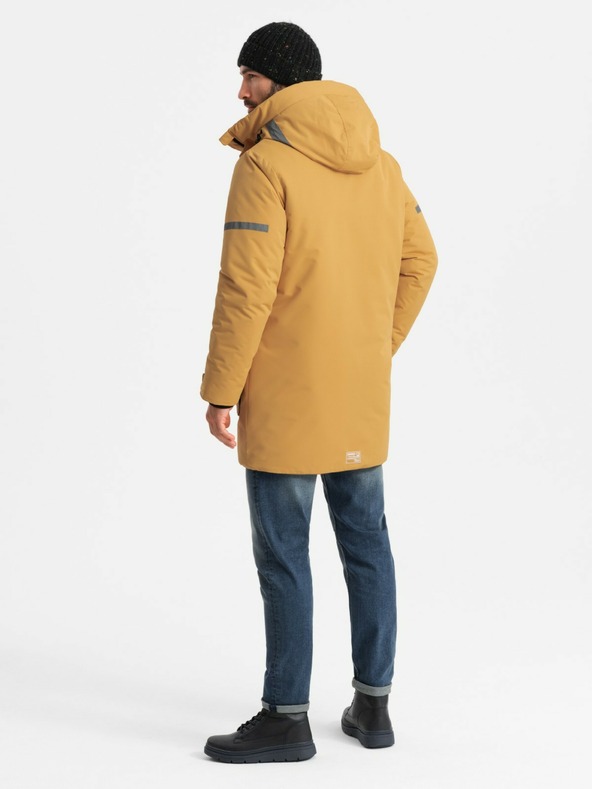 Ombre Clothing Giacca lunga isolata da uomo Ombre Clothing