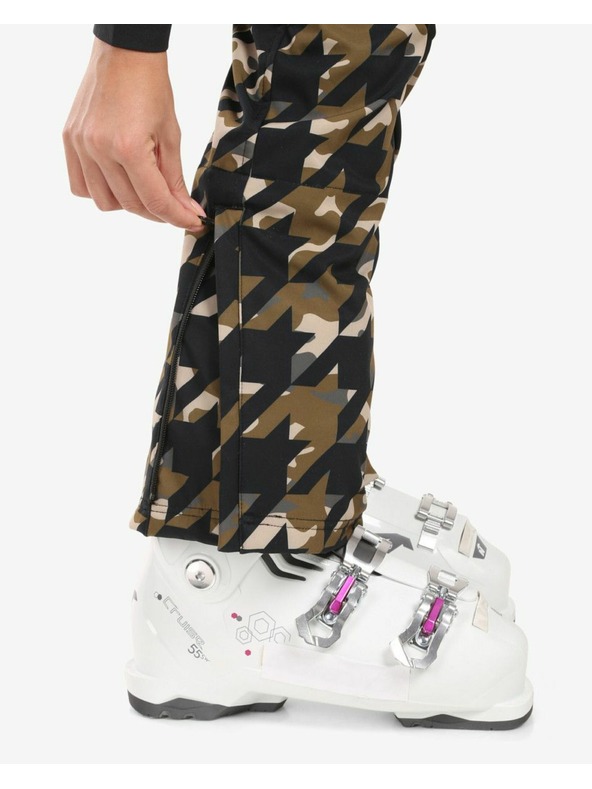 Kilpi Pantaloni da sci Softshell donna Kilpi TORIEN-W Khaki