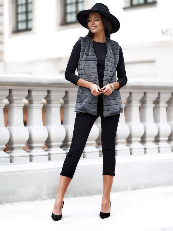 Edoti EDOTI Gilet da donna, grigio scuro