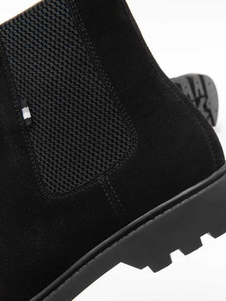 Ombre Clothing Scarpe con tacco alto in pelle scamosciata da uomo Abbigliamento Ombre