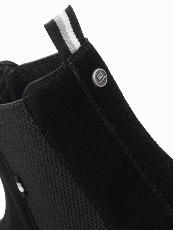 Ombre Clothing Scarpe con tacco alto in pelle scamosciata da uomo Abbigliamento Ombre