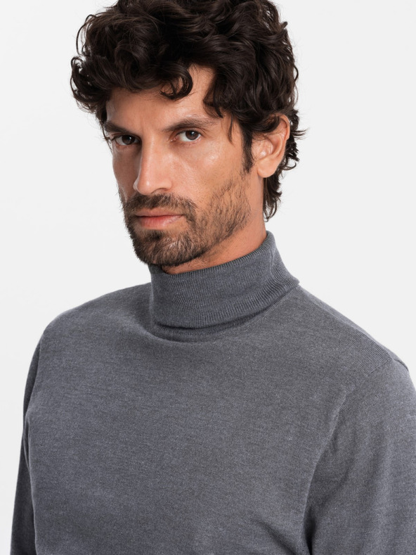 Ombre Clothing Dolcevita a maglia da uomo Ombre Clothing