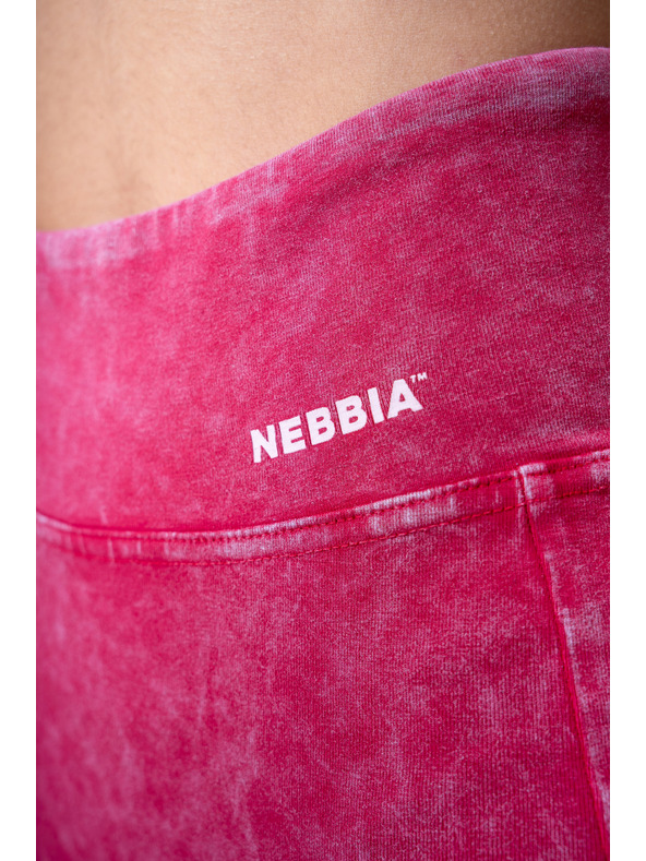 Nebbia Leggings lavati a vita alta LEGACY 777 XS, rosso