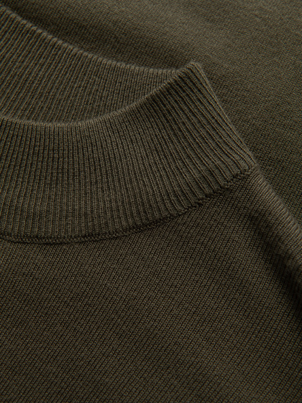 Ombre Clothing Mezzo dolcevita da uomo in maglia con viscosa Abbigliamento Ombre