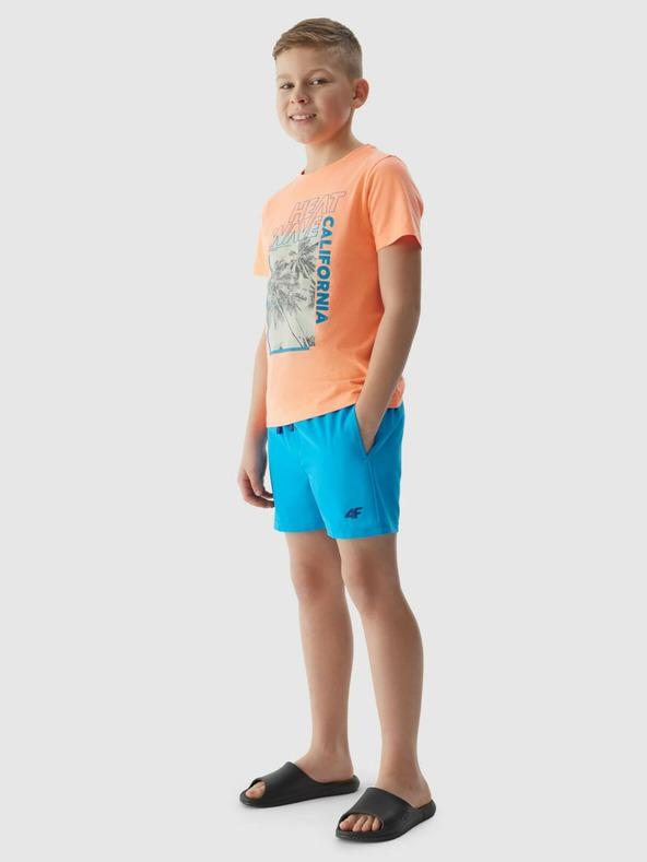 4F Boys Beach Boardshorts 4F - Blu