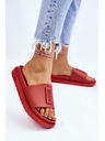 BIG STAR SHOES Pantofole Big Star rosse da donna