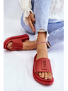 BIG STAR SHOES Pantofole Big Star rosse da donna