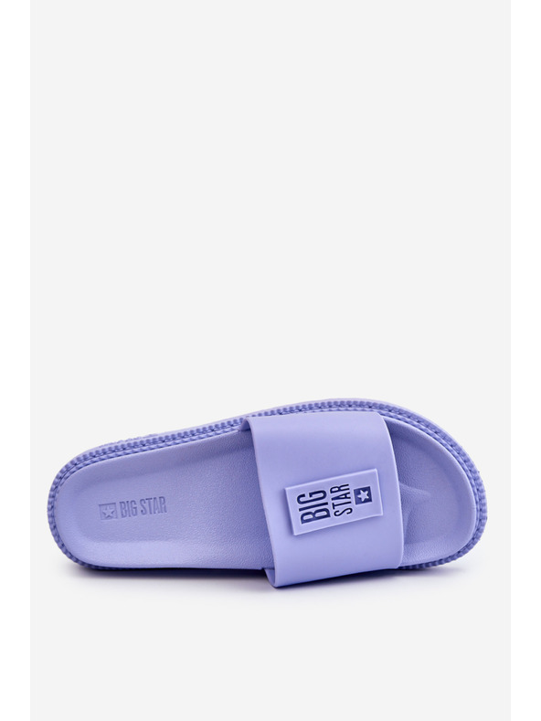 BIG STAR SHOES Pantofole Big Star da donna alla moda - viola chiaro: