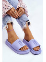 BIG STAR SHOES Pantofole Big Star da donna alla moda - viola chiaro:
