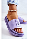 BIG STAR SHOES Pantofole Big Star da donna alla moda - viola chiaro: