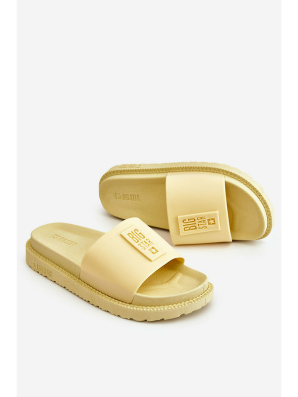 BIG STAR SHOES Pantofole Big Star da donna - Giallo