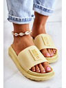 BIG STAR SHOES Pantofole Big Star da donna - Giallo