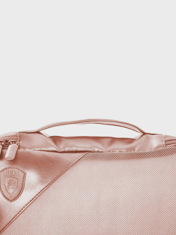 Heys Heys Metallic Packing Cube 5pc set di cinque borse da viaggio in rosa antico