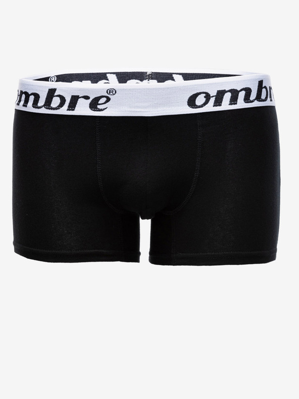 Ombre Clothing Boxer neri da uomo - confezione da 7 pezzi Ombre Clothing U157