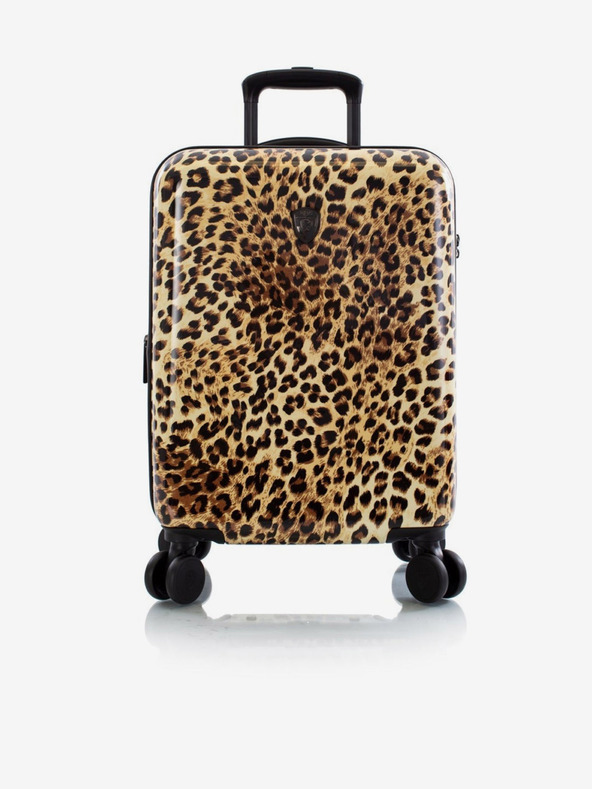 Heys Brown Leopard S Trolley