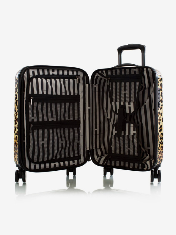 Heys Brown Leopard S Trolley