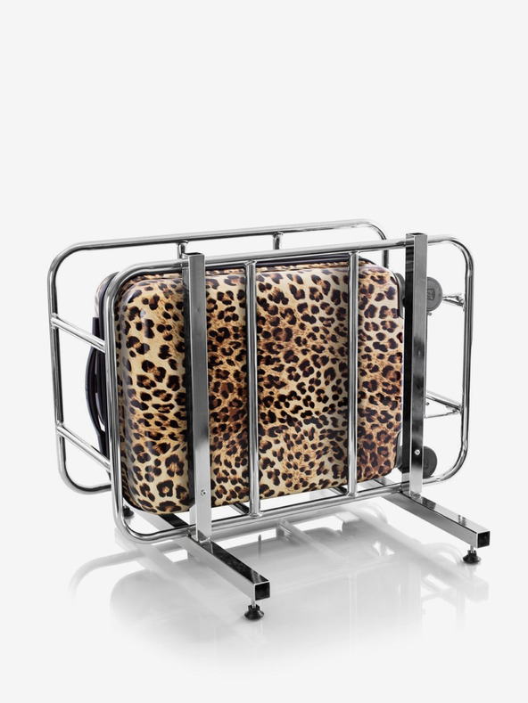 Heys Brown Leopard S Trolley