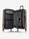 Heys Valigia da viaggio a motivi neri e marroni Heys Brown Leopard L