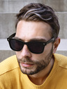 VEYREY VeyRey Occhiali da sole polarizzati Nerd nero lucido con lenti nere