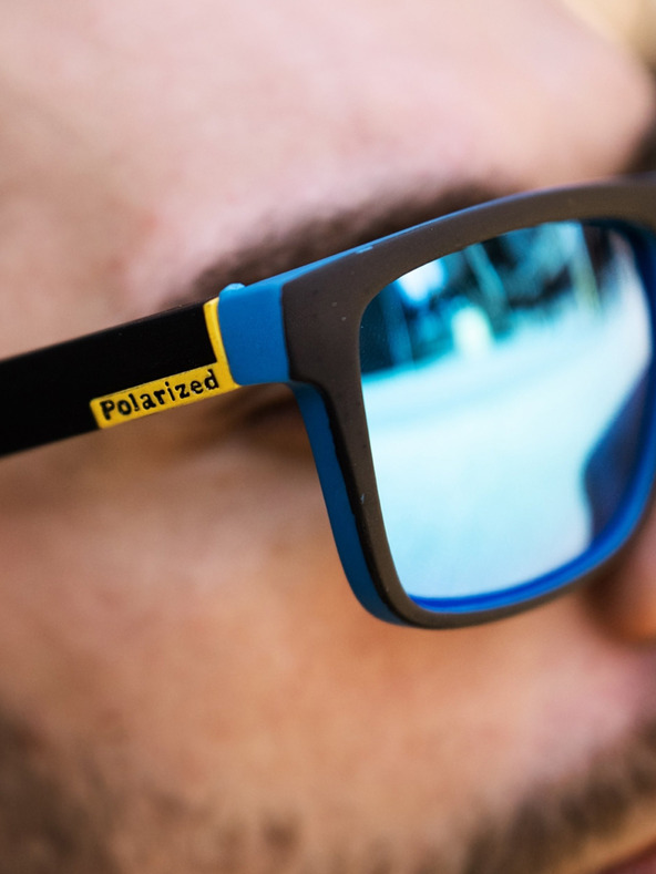 VEYREY VeyRey Occhiali da sole polarizzati Nerd Robert Blu