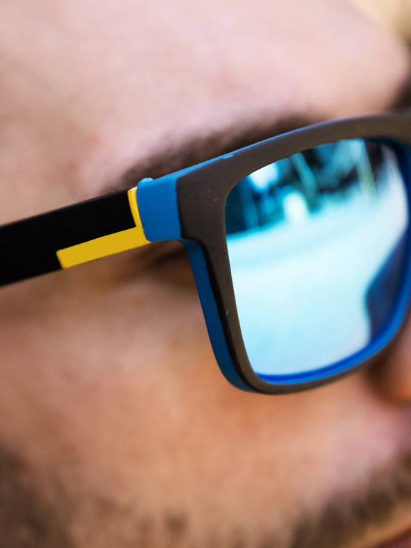 VEYREY VeyRey Occhiali da sole polarizzati Nerd Robert Blu