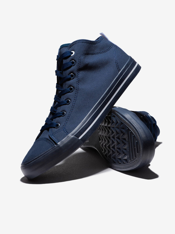 Ombre Clothing Scarpe da ginnastica blu scuro da uomo Abbigliamento Ombre